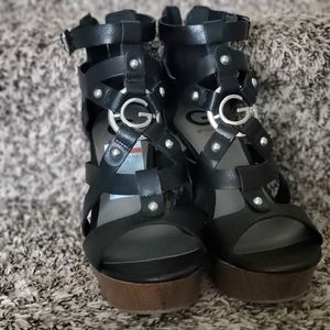 Never worn sexy wedge heels